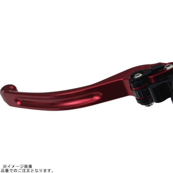 在庫あり EFFEX EAL017R スムースフィットレバー レッド Z650RS/Ninja ZX-25R_画像3