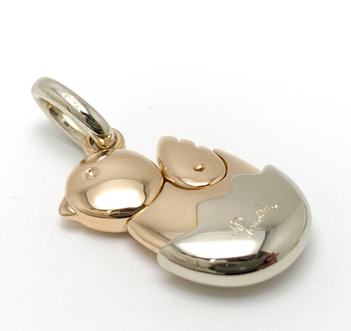 Pomellato ポメラート K18 18金 ヒヨコ ひよこ ペンダントトップ チャーム ジュエリー アクセサリー ブランド_画像2