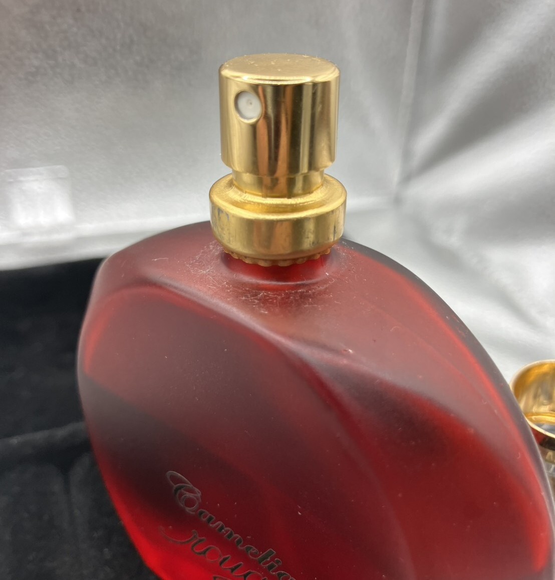廃番品希少 使用品 残5～6割 Dr. Taffi ドクター・タッフィ Camelia Rouge カメリア ルージュ 60ml瓶 イタリア製 箱なし_画像3