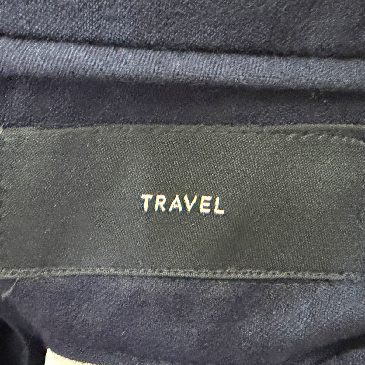J6180 超美品 ダンヒル TRAVEL フランネルアンコンジャケット ネイビー 46 dunhill_画像8