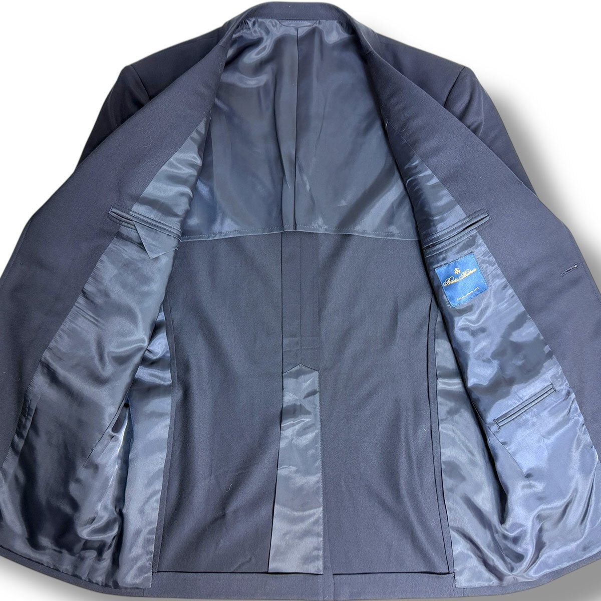 J7135 美品 ブルックスブラザーズ 近年モデル 金ボタン 紺ブレザー 紺ブレ 38REG BROOKS BROTHERS_画像4
