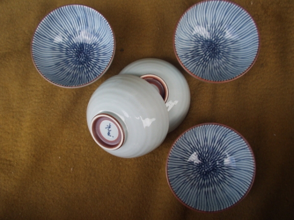  отель * ресторан * Cafe и т.п. Arita * волна . видеть . внутри тысяч . маленький чашка для риса 5 штук 