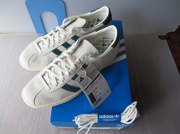 26cm JR2742 アディダス オリジナルス タバコ adidas originals tobacco 天然皮革/合成繊維 白緑 ホワイトグリーン_画像1