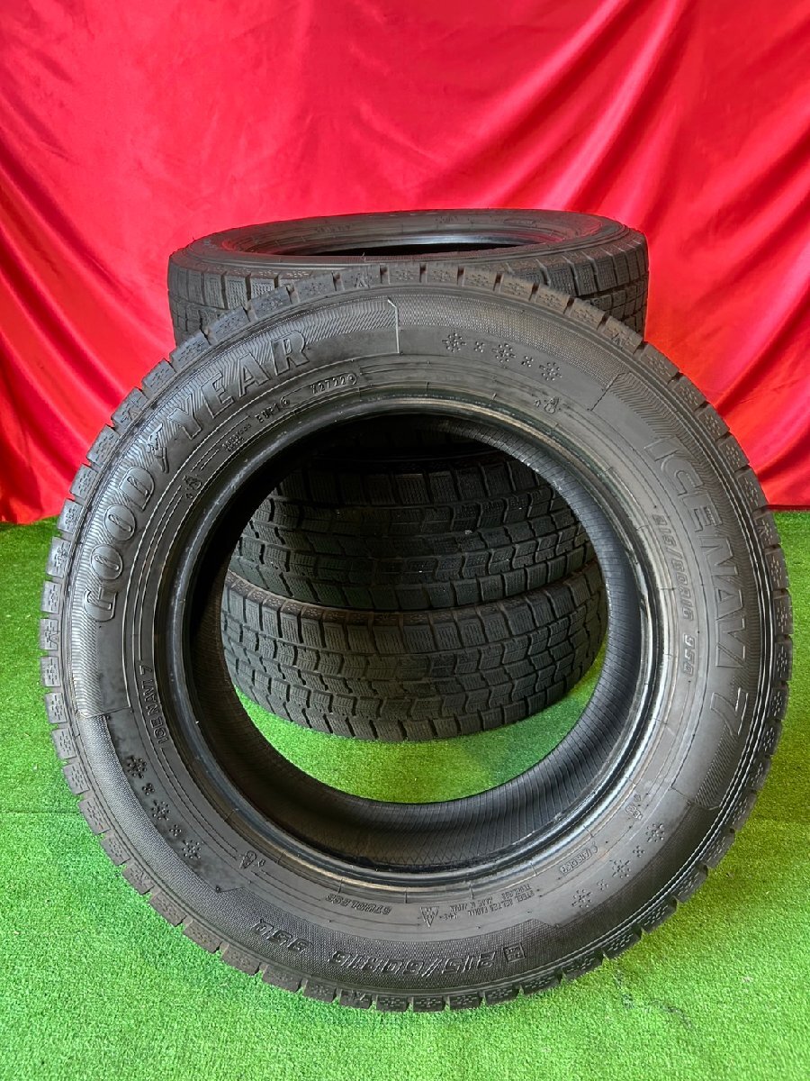 【バリ溝・スタッドレス・2022年製】グッドイヤー アイスナビ7 215/60R16_画像1