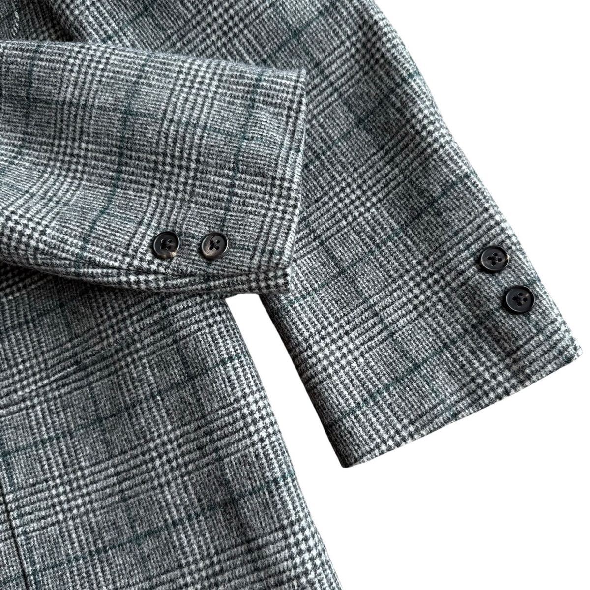【250周年記念限定】FOX BROTHERS × BROOKS BROTHERS ブルックスブラザーズ テーラードジャケット ウールフランネル グレンチェック 希少_画像5