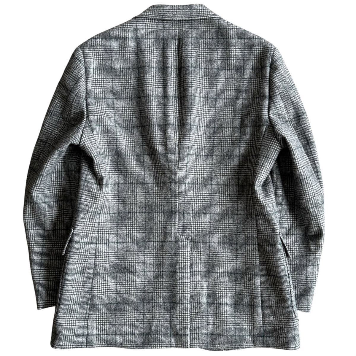 【250周年記念限定】FOX BROTHERS × BROOKS BROTHERS ブルックスブラザーズ テーラードジャケット ウールフランネル グレンチェック 希少_画像7