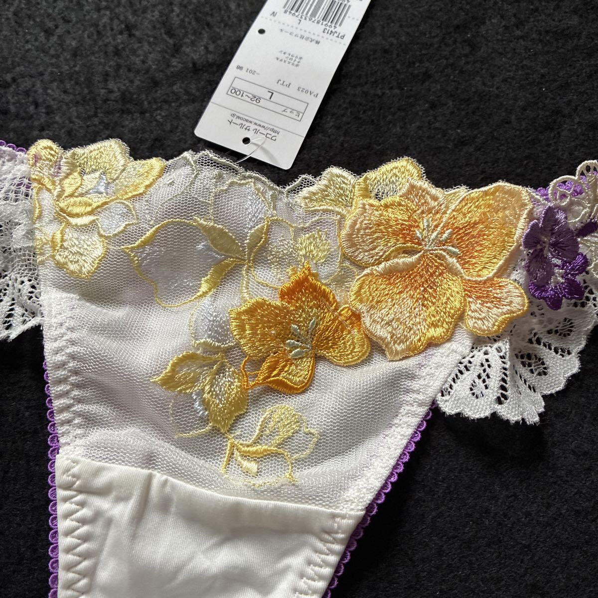 полный с биркой новый товар 13fi Len tse sa route Salute song одиночный товар L размер WACOAL новый товар не использовался товар цветок .. столица