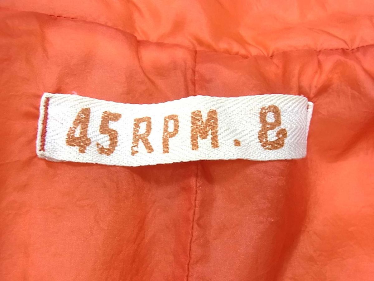 *45RPM &. с хлопком нейлон жакет four ti пять a-rupi- M женский 