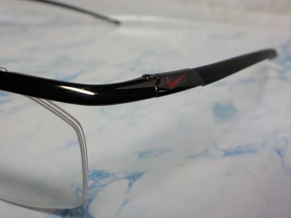 FLEXON NIKE　メガネフレーム 4112 57口17-140 BLACK CHAROME(001)_画像5