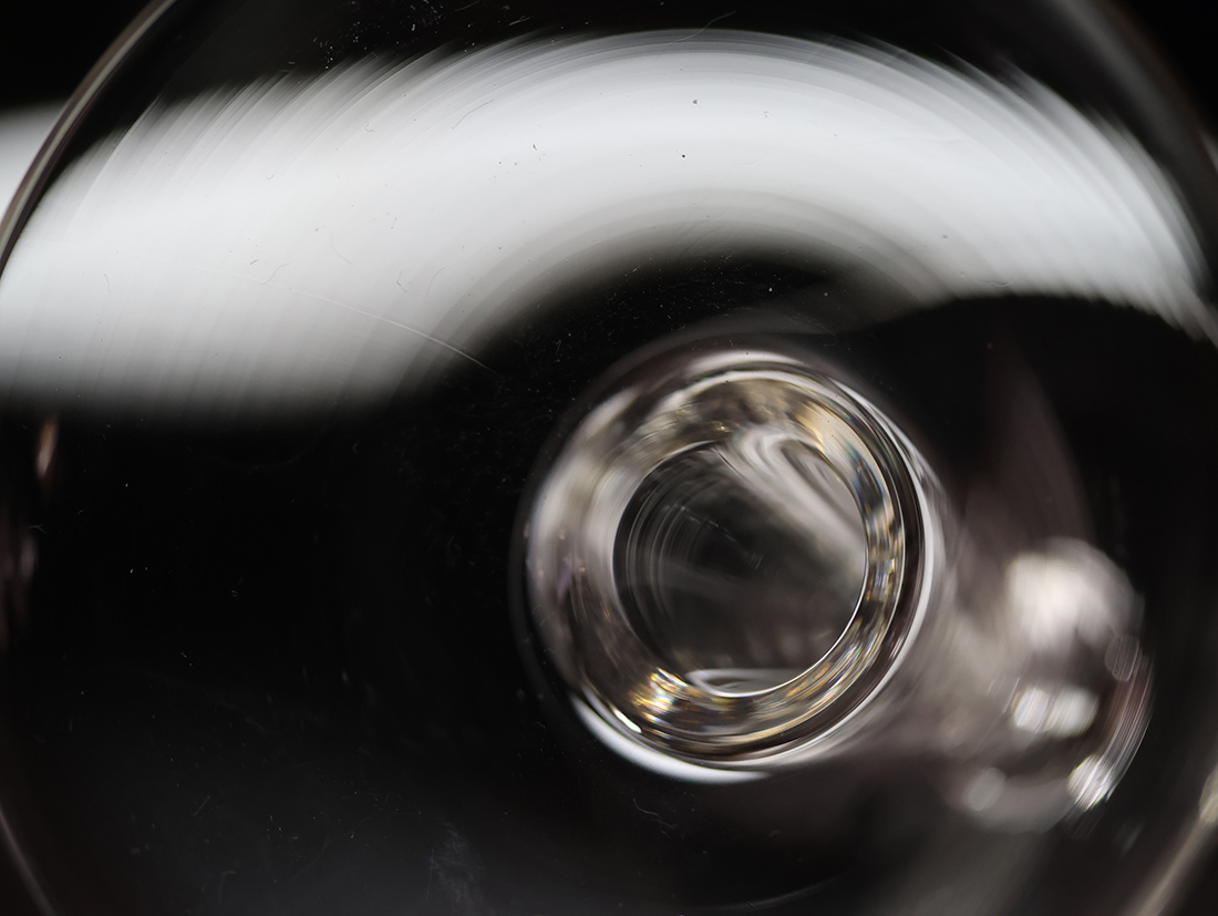 ビンテージ ホローステム カクテル マティーニ シャンパングラス 2個セット 酒 バーグラス_画像3