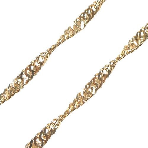 【K18】 スクリューチェーン ネックレス 40cm 4.4g イエローゴールド 18金 750 造幣局検定 ホールマーク 新品仕上済 yellow gold ◇J_画像4