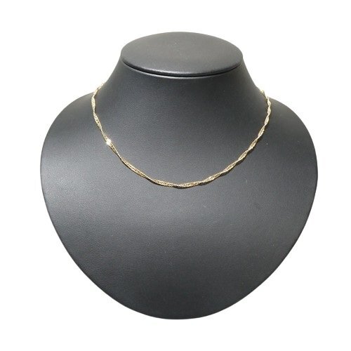 【K18】 スクリューチェーン ネックレス 40cm 4.4g イエローゴールド 18金 750 造幣局検定 ホールマーク 新品仕上済 yellow gold ◇J_画像6