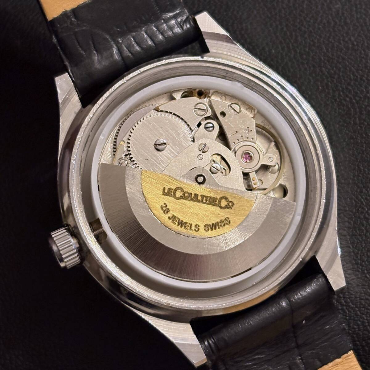 【ジャガールクルト JAEGER LECOULTRE】アンティーク時計 ブルー青 ヴィンテージ クラシック    限定 マスターウルトラスリム ポラリス_画像4