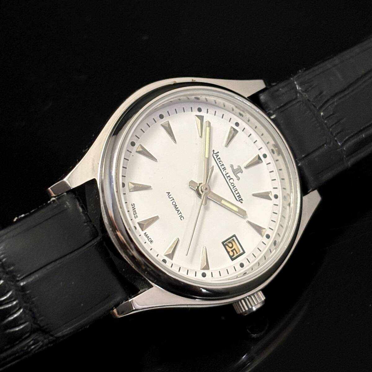【ジャガールクルト JAEGER LECOULTRE】アンティーク時計 ホワイト白 ヴィンテージ クラシック   限定 マスターウルトラスリム ポラリス_画像2