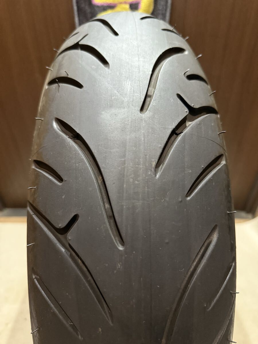 中古MCタイヤ BRIDGESTONE BATTLAX BT023 160/60ZR17 バトラックス スポーツツーリング 160 60 17 3921 K6610の画像1