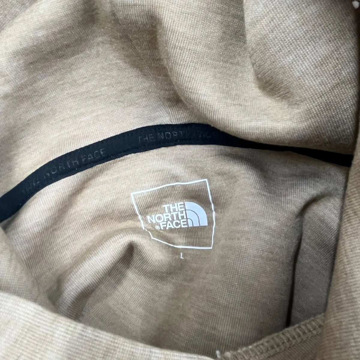 美品　THE NORTH FACE テックエアー　スウェット　ワイドフーディ　パーカー　トレーナー　L、11号　レディース　中古　S5N572_画像5