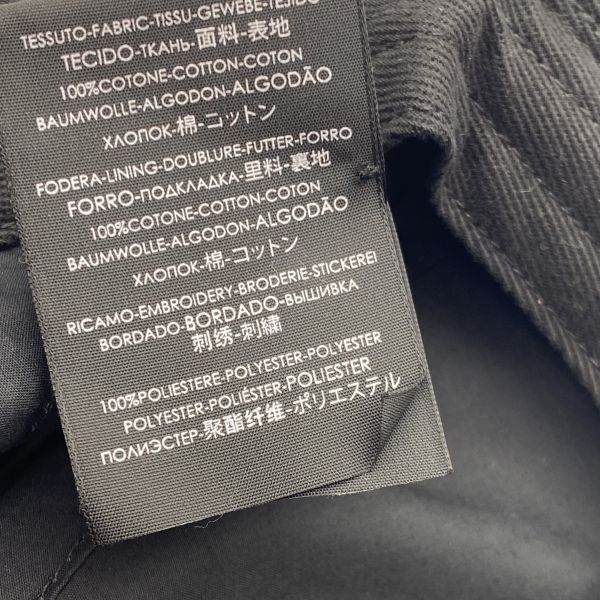 バレンシアガ BALENCIAGA 50/50 ピアシング キャップ 50/50 Piercing Cap ベースボールキャップ 白 黒 コットン100％ L ユニセックス 5E139_画像9