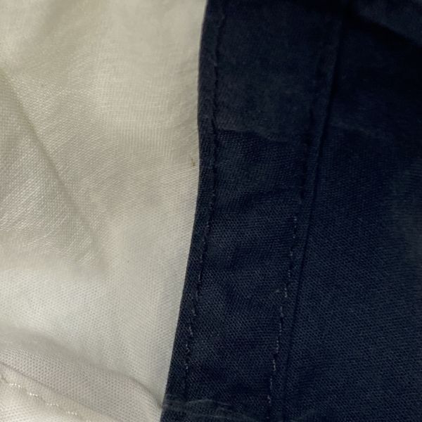 バレンシアガ BALENCIAGA 50/50 ピアシング キャップ 50/50 Piercing Cap ベースボールキャップ 白 黒 コットン100％ L ユニセックス 5E139_画像10