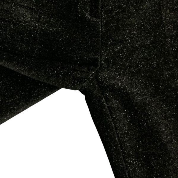 エトロ ETRO パンツ ボトムス ラメ フレア フルレングス 黒 ブラック 40 L 11号 レディース K5Y002_画像4