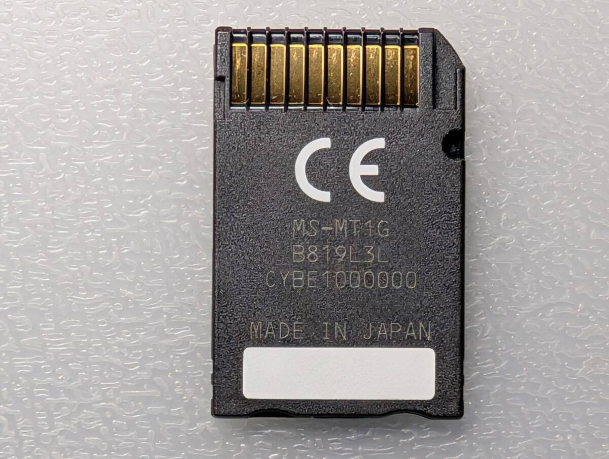 SONY Memory Stick PRO Duo 1GB MS-MT1G ソニー メモリースティック プロ デュオ PSP メモリーカード 動作確認済み_画像3