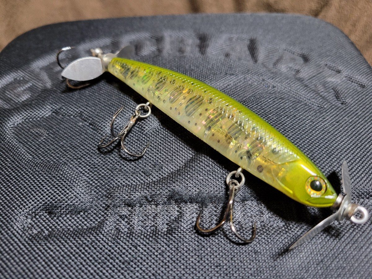 ★TIEMCO★STEALTH PEPPER 110S ティムコ ステルスペッパー Color 308JP アワビアマゴ 美中古品 Length 110mm Weight 15g スイッシャー_画像9