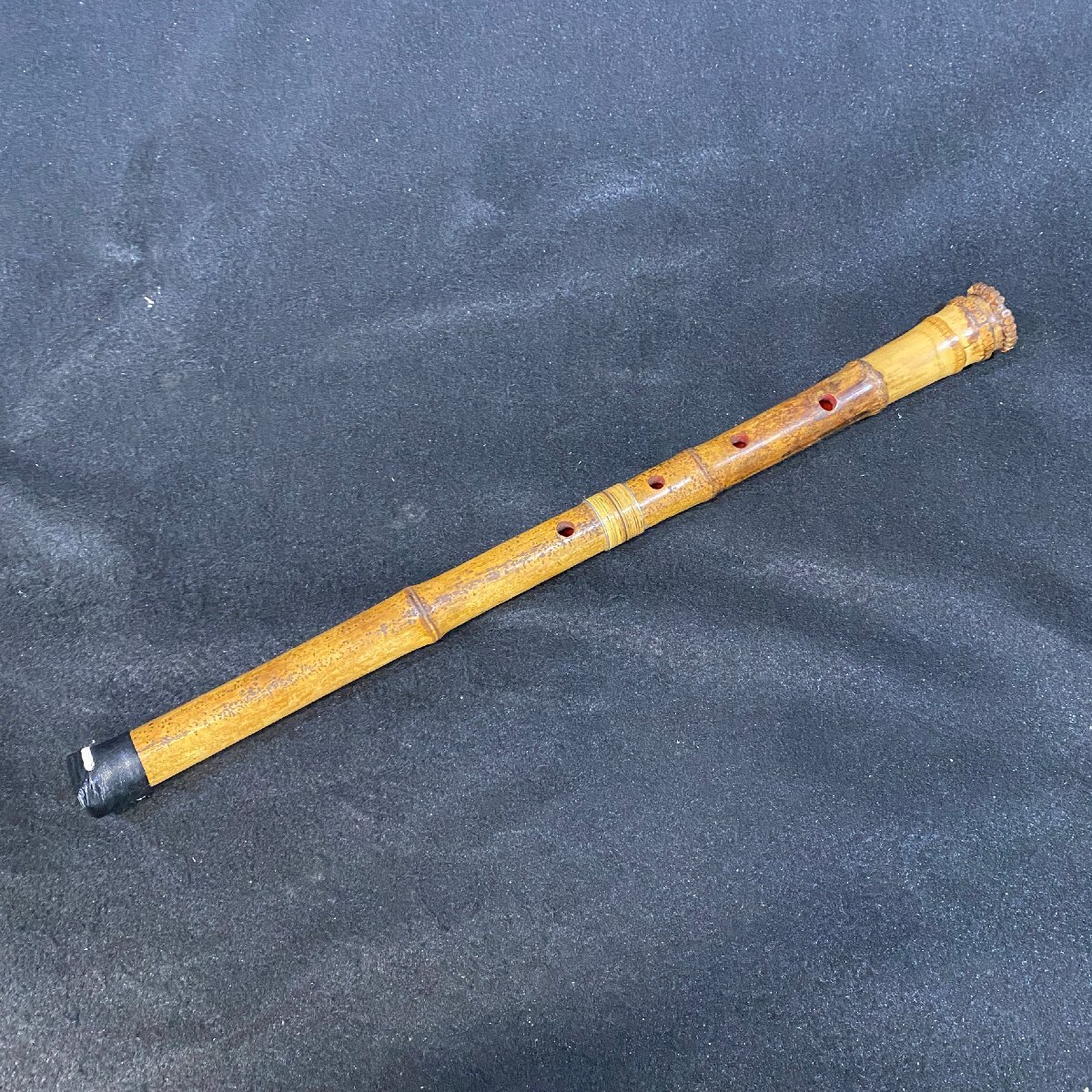 【 C 】4296 隆風 尺八 約64cm 198738_画像1