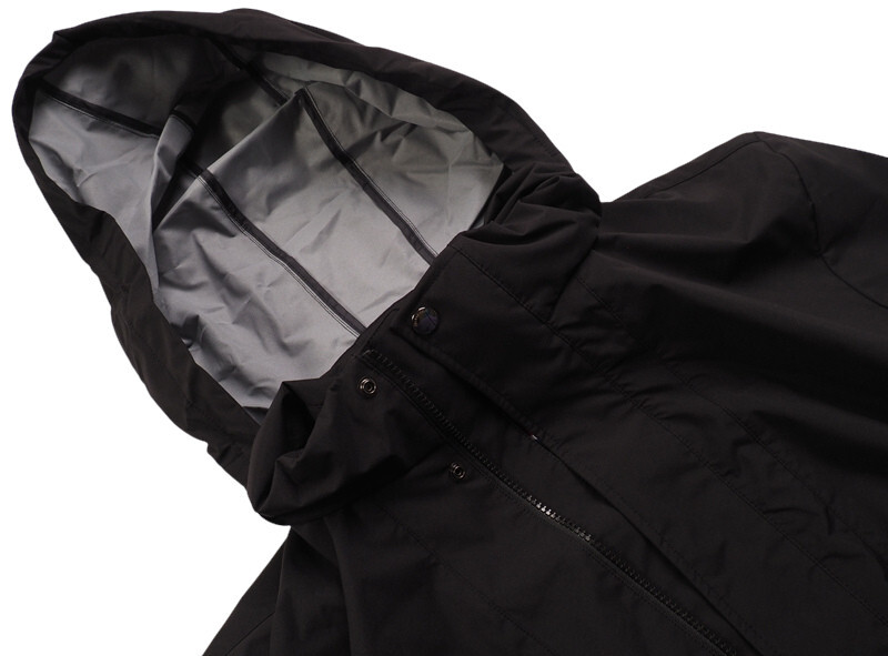 新品正規 COLMAR コルマー ゴルフ 海外限定 透湿・強化撥水 フーデッド ジャケット メンズ95(M) ブラック(BLK) 0899_画像4