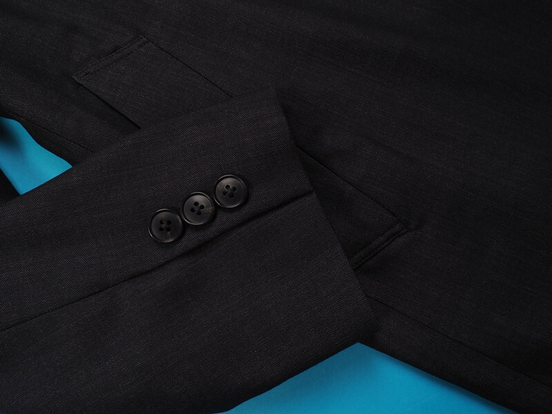 新品定価6.9万円 COMME CA MEN コムサメン ウールデニム チェスターコートL紺(09) 10WA06_画像5