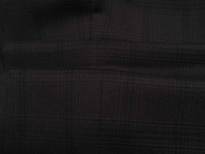 新品サンプル azabu tailor 麻布テーラー 秋冬『WORLD TRAVELER 国産生地』ダブルブレスト スーツ 46A(A5)茶 0909-183_画像9