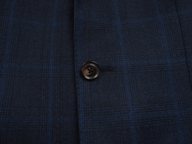 新品サンプル19.8万円 azabu tailor 麻布テーラー 秋冬『Scabal スキャバル 英国製生地』Super130Sフランネル スーツ 46A(A5)紺 0806-111_画像5