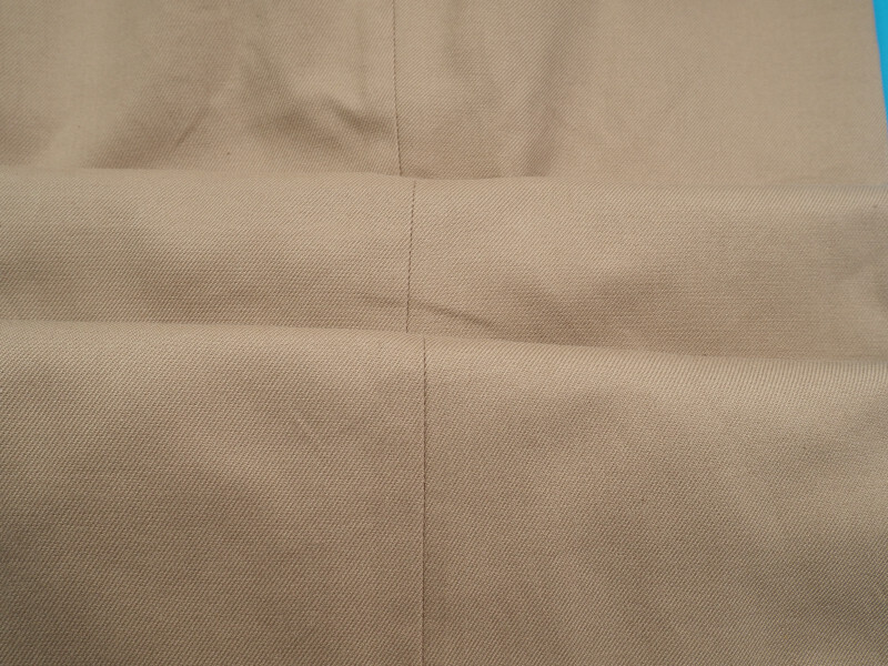 新品サンプル azabu tailor 麻布テーラー 秋冬 コットンツイル ストレッチ スーツ 46A(A5)ベージュ 1022-087_画像8