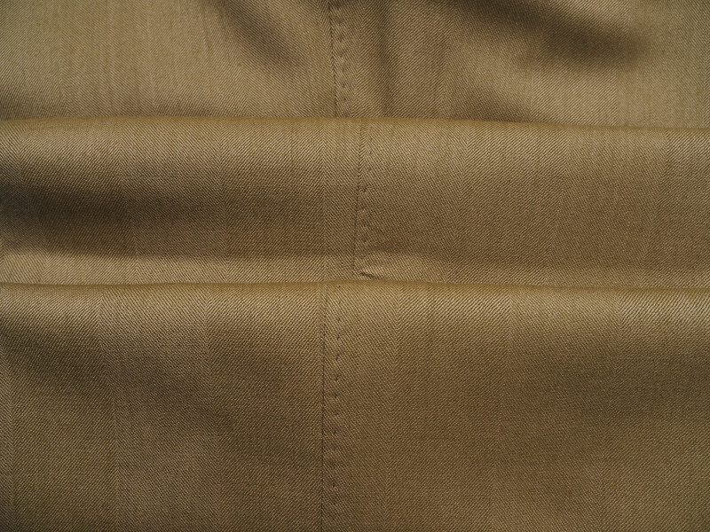 新品サンプル azabu tailor 麻布テーラー 秋冬『Savile Clifford 英国製生地』ヘリンボーン織 ダブル スーツ 46A(A5)ベージュ 0228-163_画像7