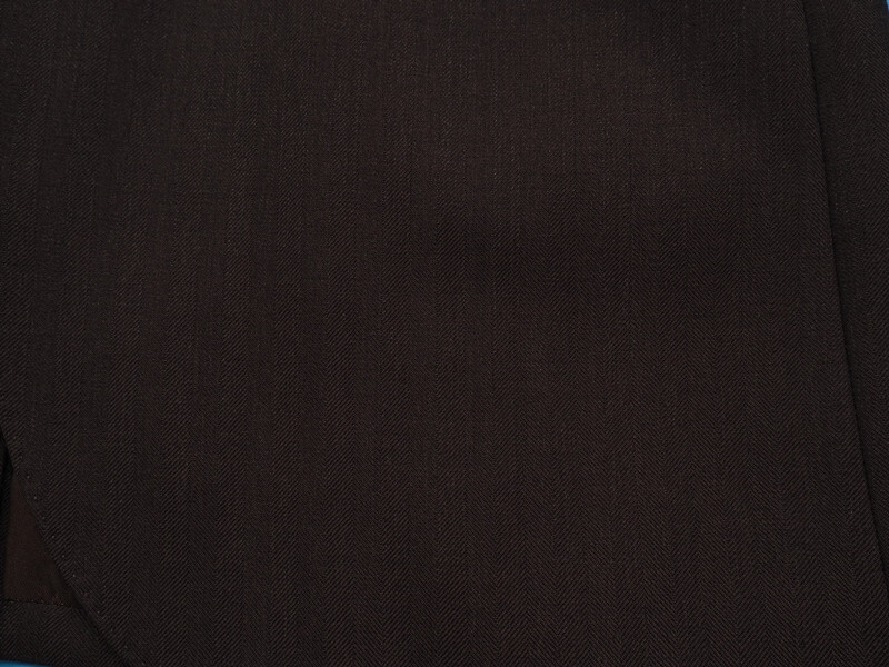 新品8.6万円 大手百貨店展開 秋冬『Gledhill ジョンフォスター 英国製生地』ウール100% シャドーストライプ スーツA6茶(E) 1201081_画像7