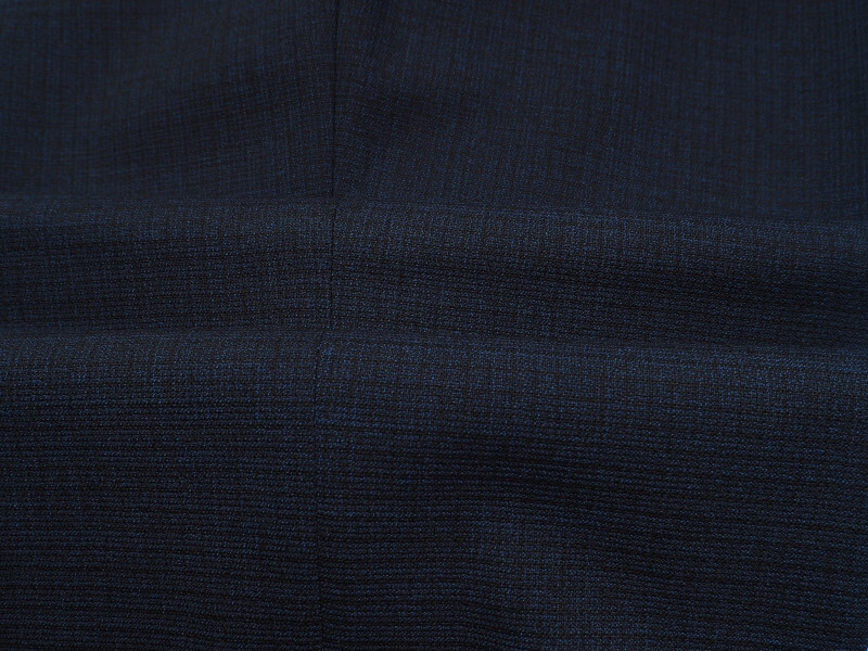 新品サンプル azabu tailor 麻布テーラー 春夏 ウール100% 織柄スーツ 46A(A5)紺 0116-186_画像7