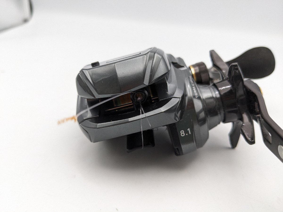 (管24673)美品 ダイワ 20 ティエラIC 105XHL 左ハンドル カウンター付きベイトリール オフショア 船釣り_画像6