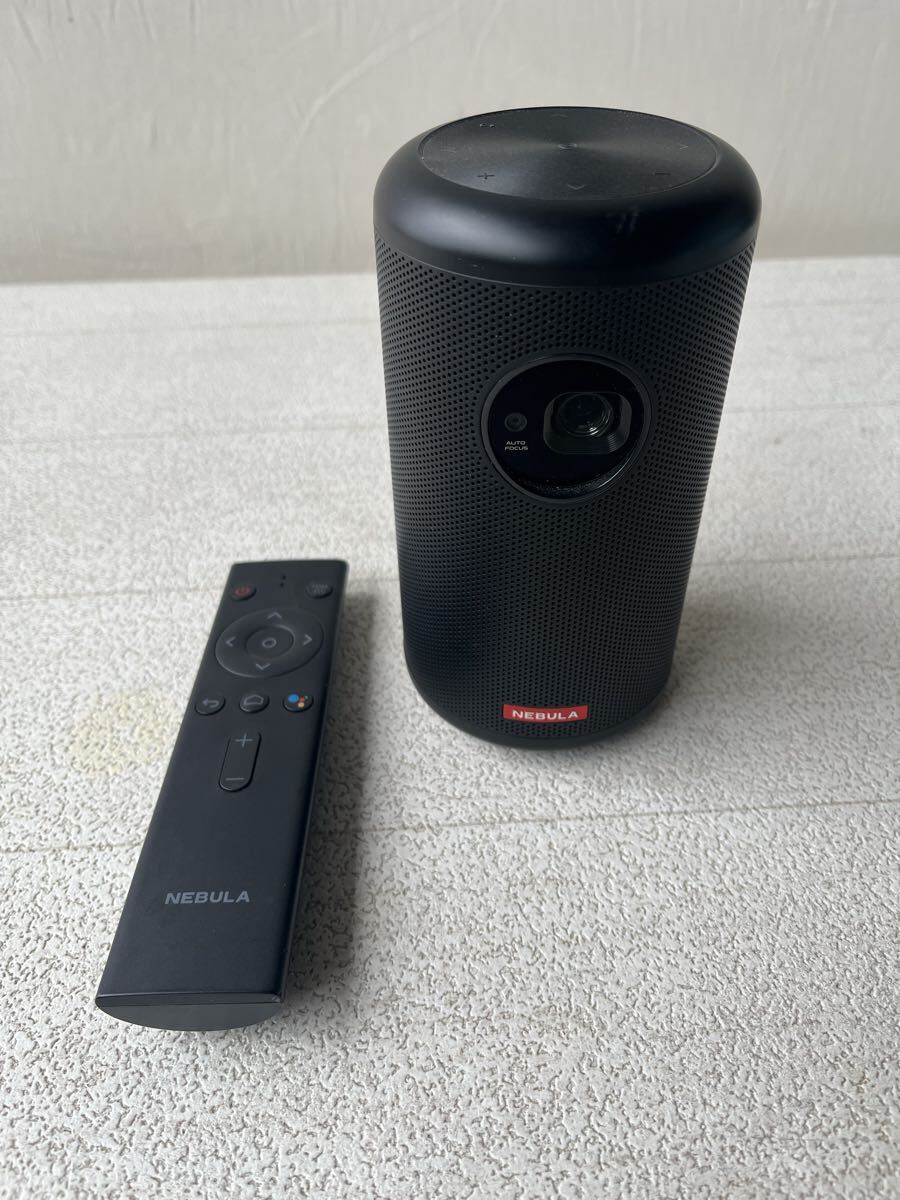 ANKER Nebula Capsule Ⅱ D2421 モバイルプロジェクター リモコン付き 動作未確認 ジャンク品_画像1