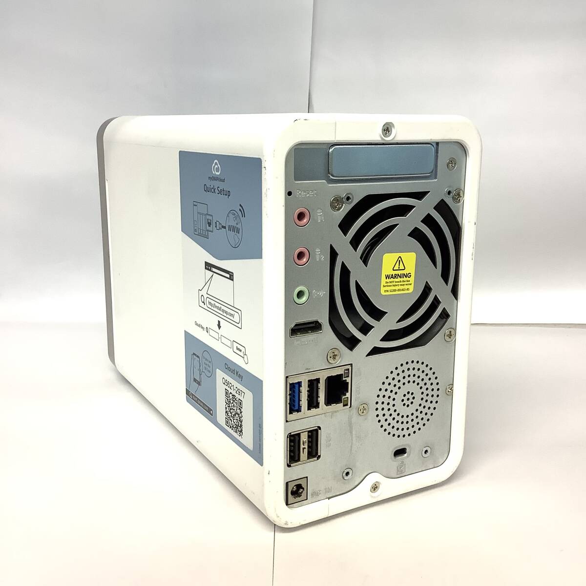 S71018157 QNAP TS-251B 1点(J3355/2GB) 【通電OK、HDDなし、AC欠品、複数出品】_画像2