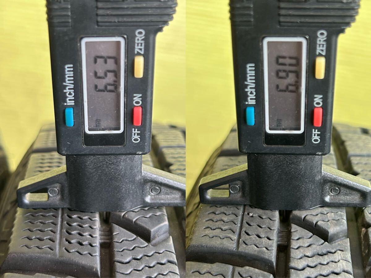 165/70R14 2022年スタッドレス DUNLOP WINTER MAXX ４本セット トヨタ純正スチールDK 4穴 14×5J ET+39 PCD100 ハブ径54mm_画像5