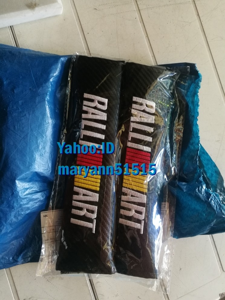 RALLIART ремень безопасности покрытие под карбон 2 шт. комплект Ralliart Mitsubishi Mitsubishi A