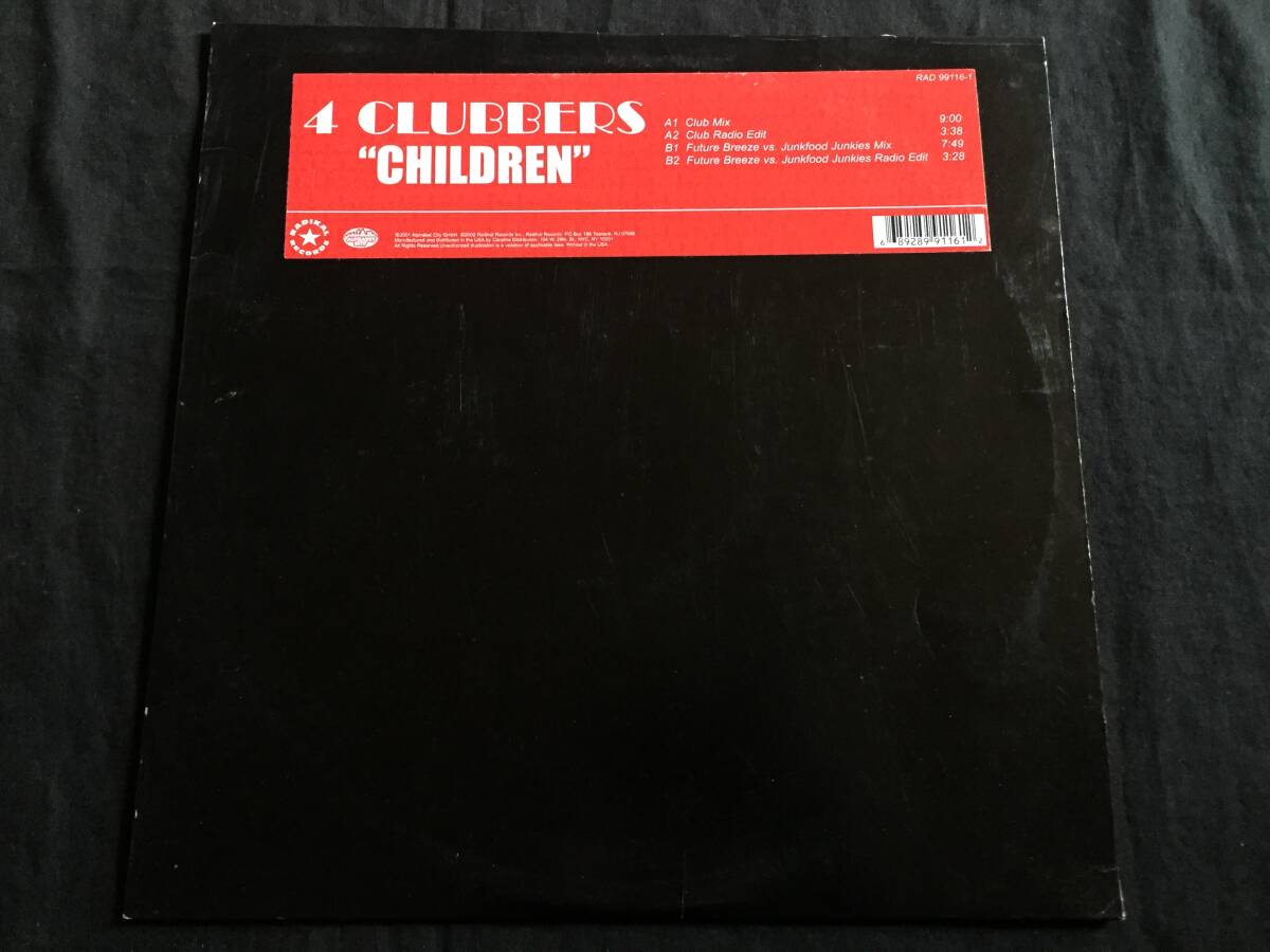 ★TRANCE★4 Clubbers / Children 12EP★[QZOC8]_画像1