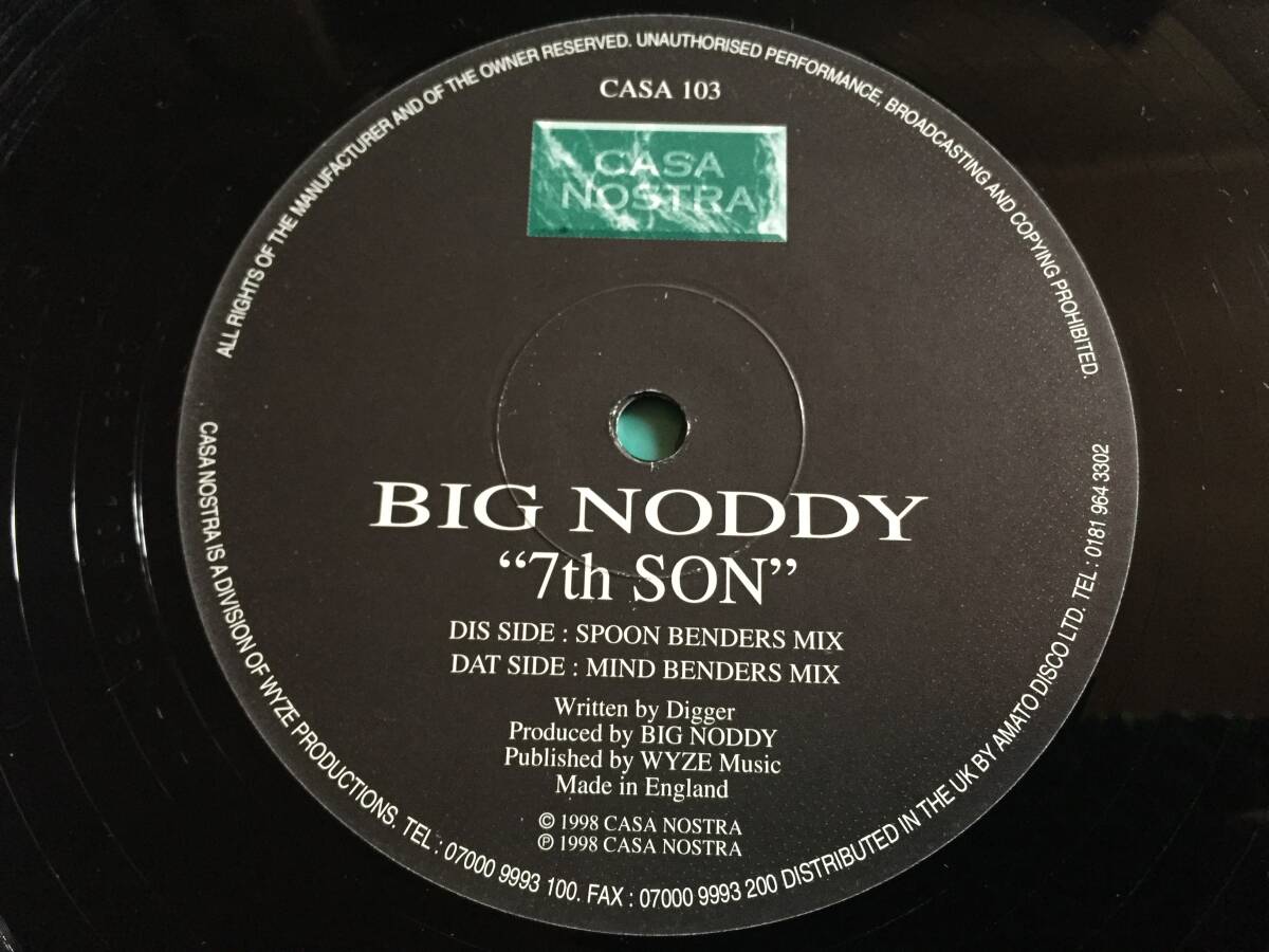 ★HARDHOUSE★Big Noddy / 7th Son 12EP★[QZOC8]_画像4
