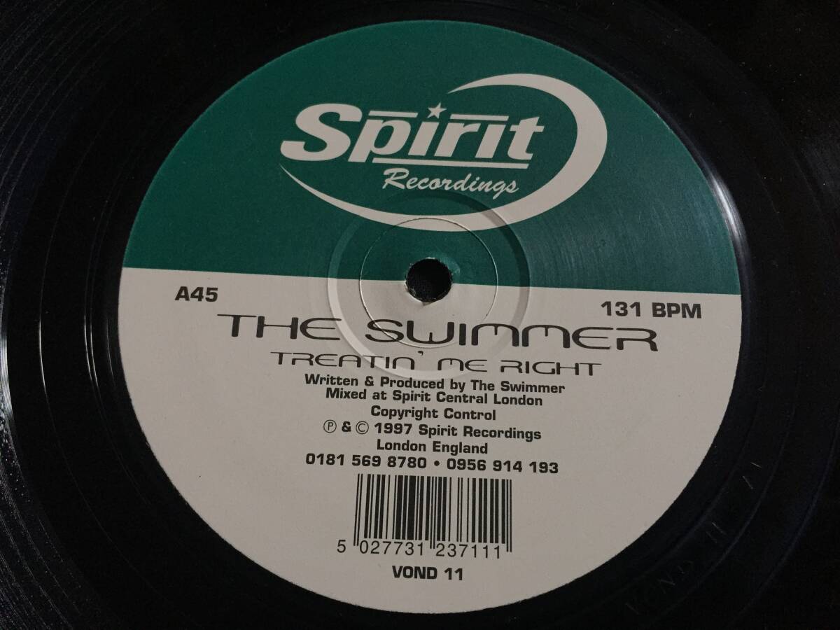 ★TRANCE/HOUSE★The Swimmer / Treatin' Me Right 12EP★[QZOC8]_画像3