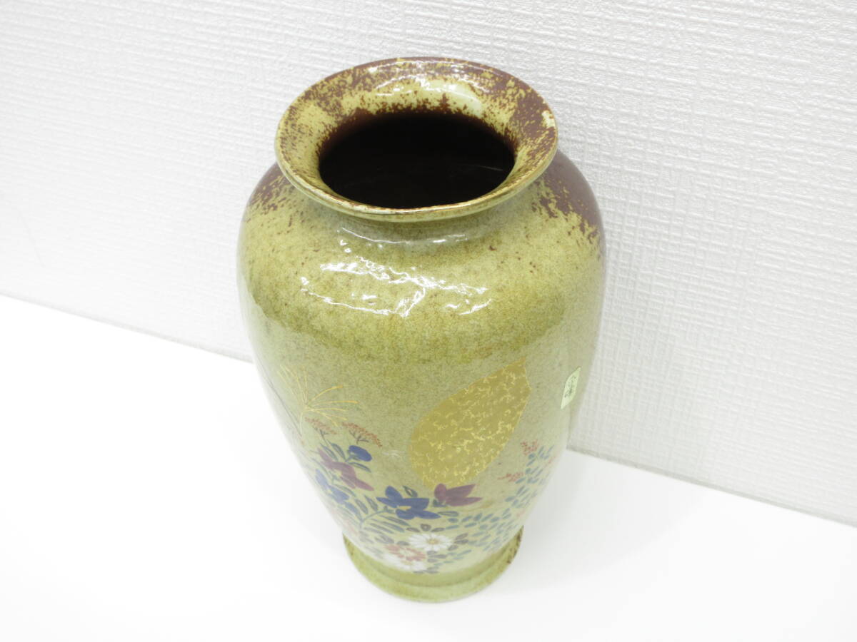 骨董祭 九谷焼 匠峰 花瓶 花器 壷 壺 花入 工芸品 陶磁器 美術品 コレクション 置物 飾物 インテリア 茶道具 華道具 現状渡し 要画像確認_画像1