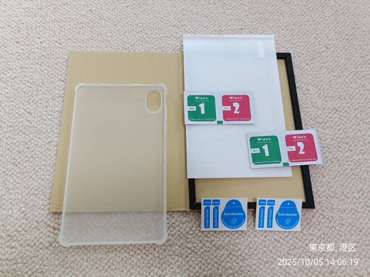 アビドパッド S30 タブレット 専用カバー型ケースとガラスフィルム1枚 送料込_画像1