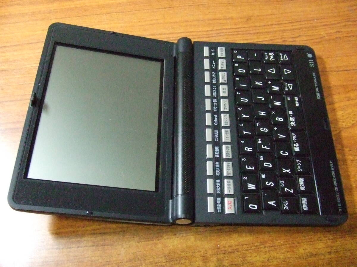 R307 セイコー/SEIKO IC DICTIONARY 電子辞書 SR-G10000 英語本格モデル 中古　本体 動作品_画像4