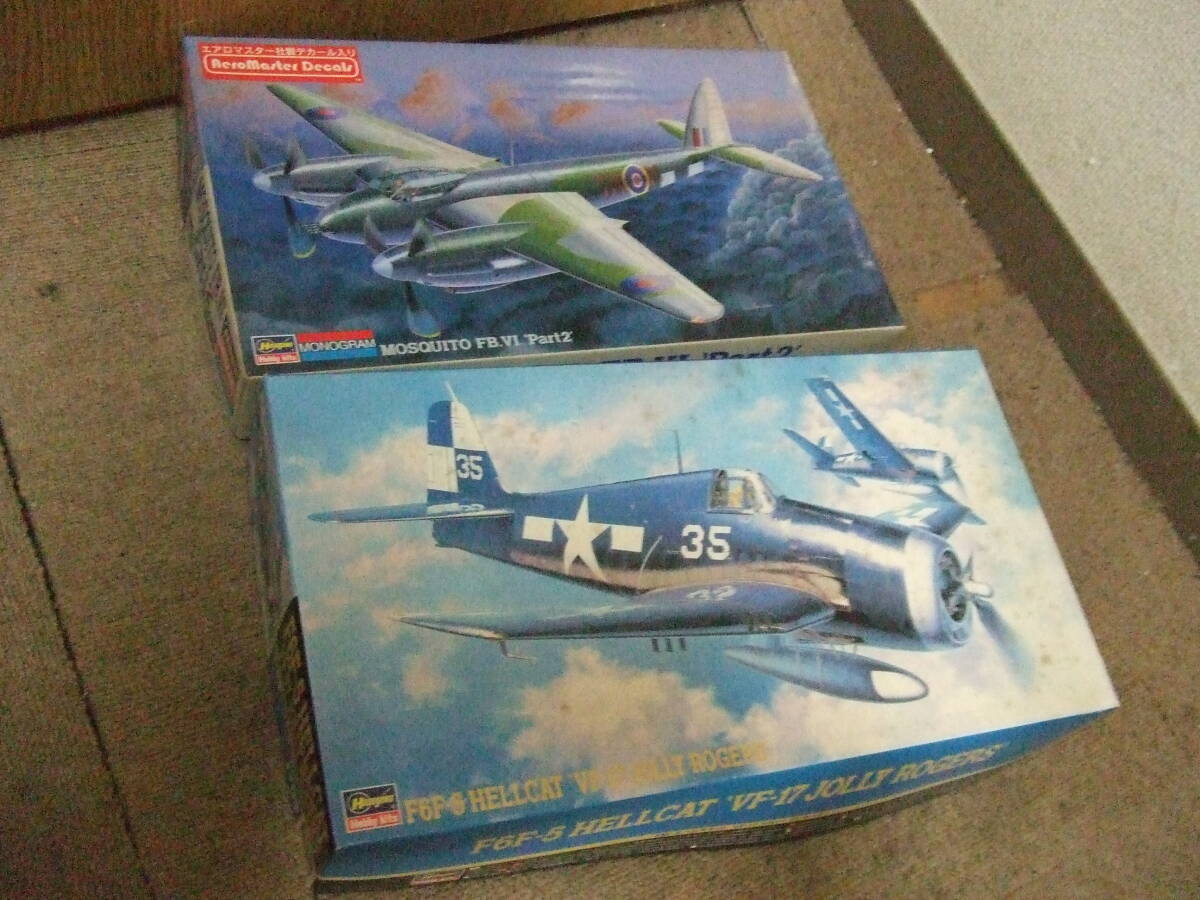 R368⑧ 未組立！６箱まとめ　HASEGAWA/ハセガワ プラモデル 戦闘機 飛行機 1:48　 まとめ売り 大量 セット　_画像6
