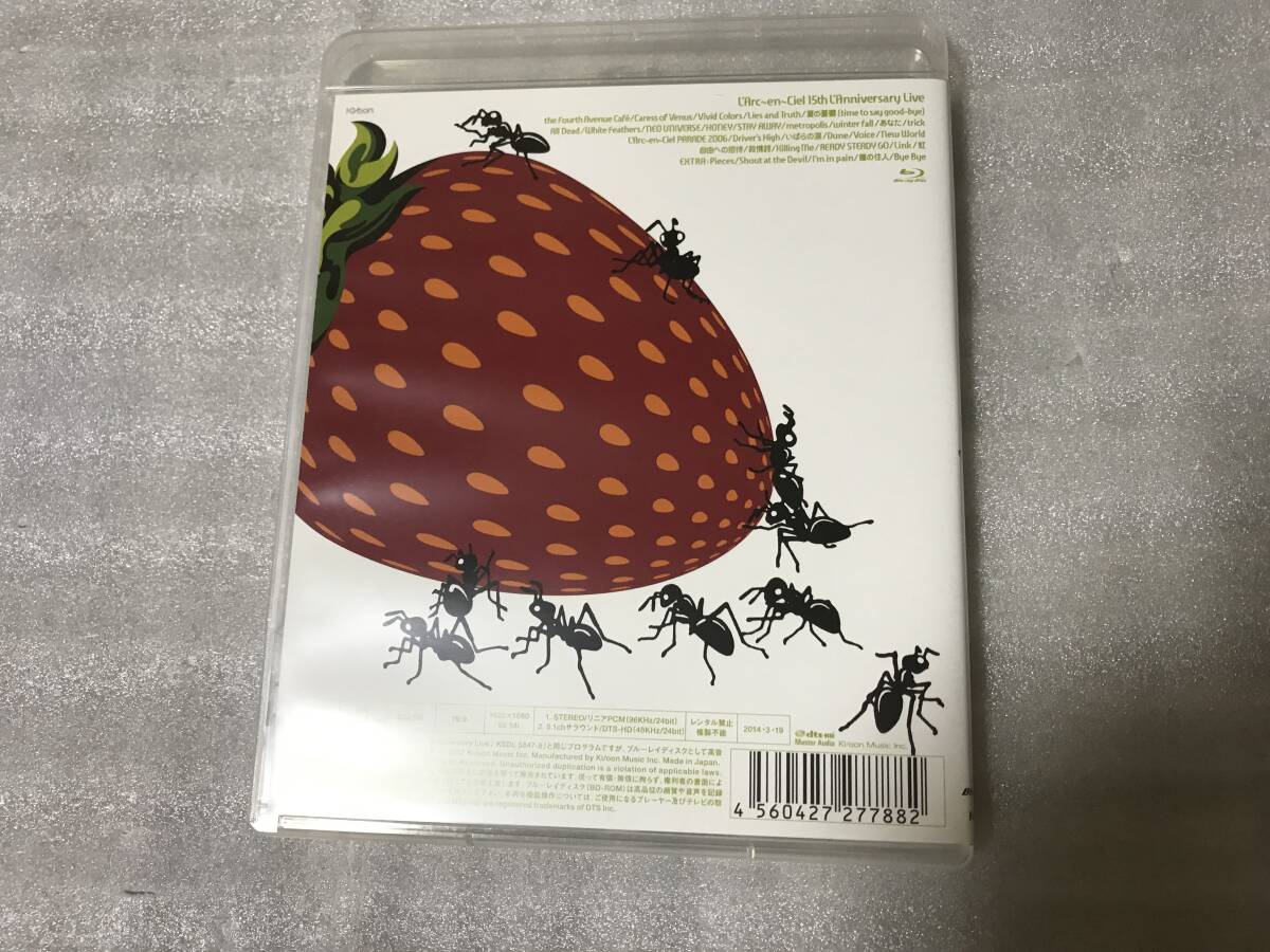 L’Arc-en-Ciel☆15th L'Anniversary LIVE Blu-ray Disc☆中古_画像2