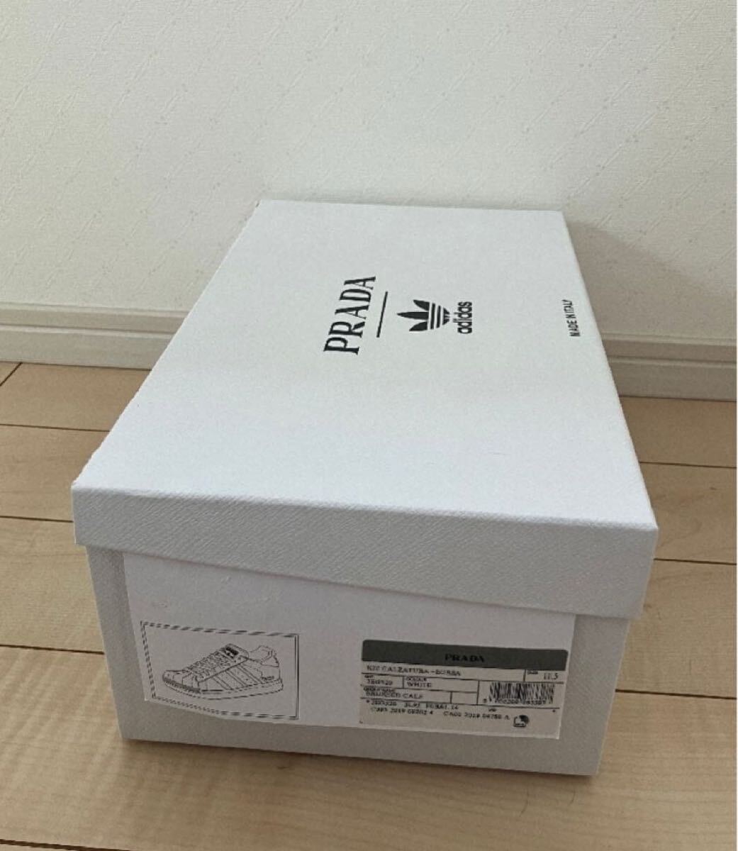  новый товар 30cm PRADA × Adidas Super Star Prada super Star 