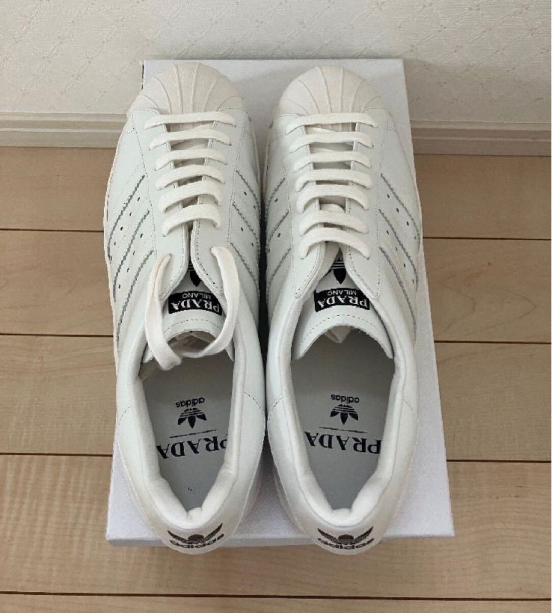 новый товар 30cm PRADA × Adidas Super Star Prada super Star 