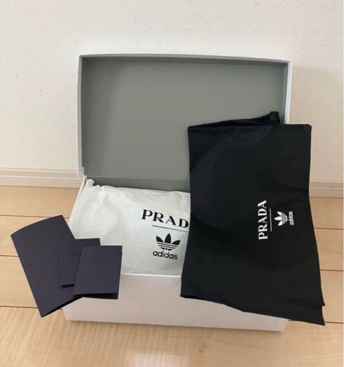  новый товар 30cm PRADA × Adidas Super Star Prada super Star 